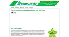 Desktop Screenshot of grandrapidshydroseeding.com